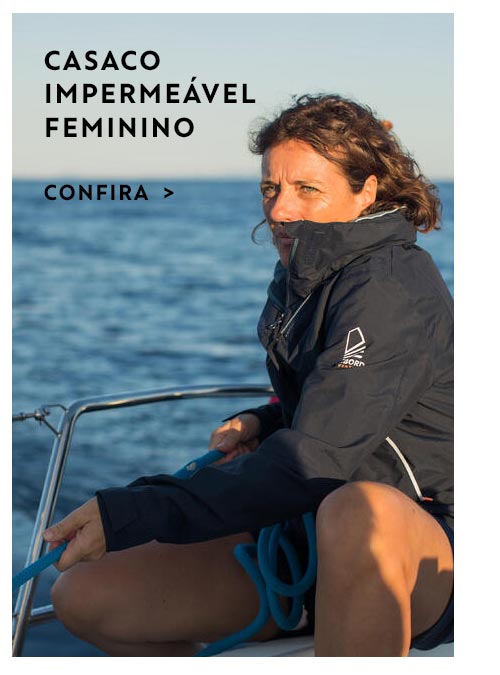 Casaco impermeável feminino